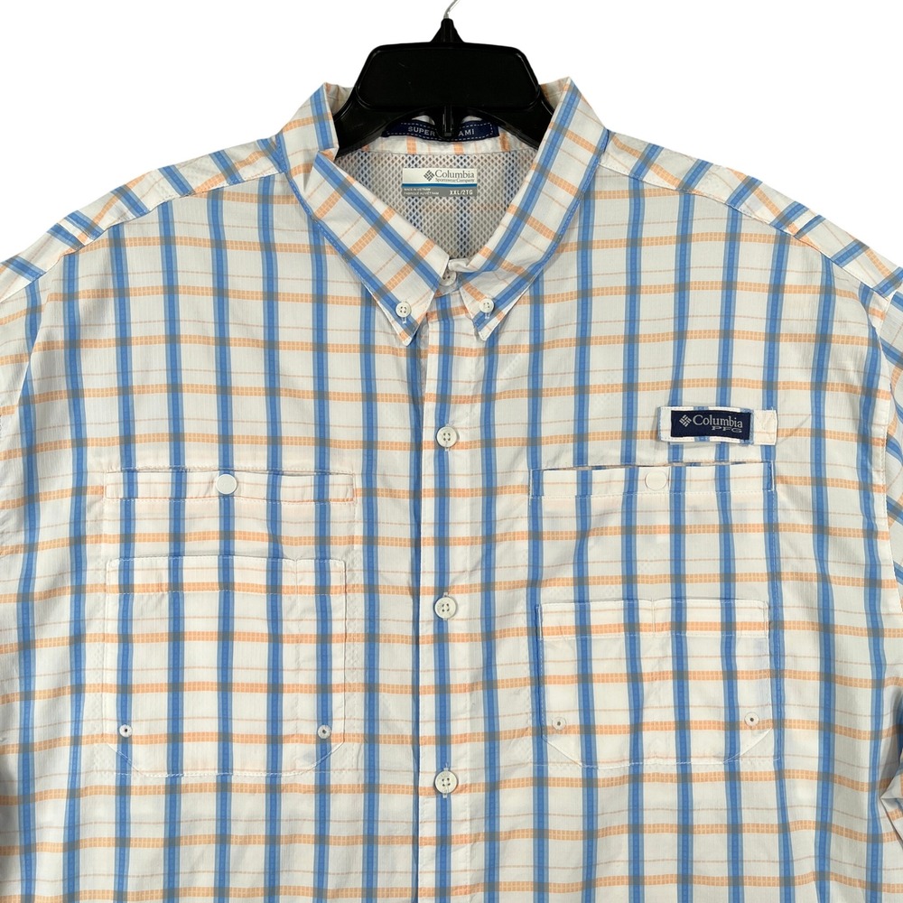 Columbia PFG Super Tamiami Performance Fishing Gear Shirt Men XXL Sun Protection